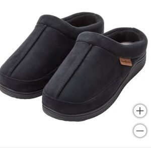 Dearfoams Men’s Slipper - Black - Size medium 9/10